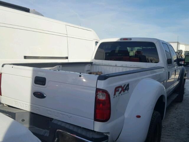 1FT8W3DT4FEC25878 - 2015 FORD F350 SUPER WHITE photo 4