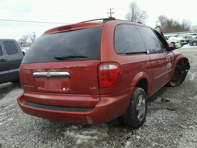 2C4GP44353R357402 - 2003 CHRYSLER TOWN & COU MAROON photo 4