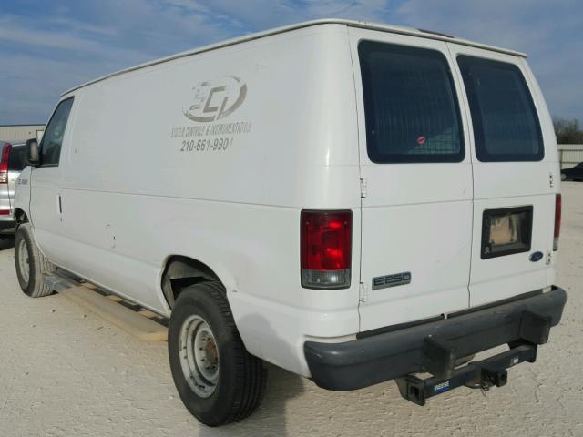 1FTNE24W67DA41186 - 2007 FORD ECONOLINE WHITE photo 3