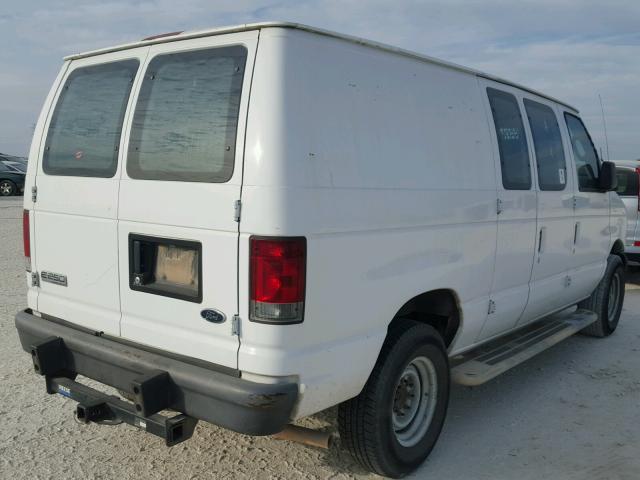 1FTNE24W67DA41186 - 2007 FORD ECONOLINE WHITE photo 4