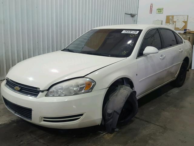 2G1WB58K079110613 - 2007 CHEVROLET IMPALA LS WHITE photo 2