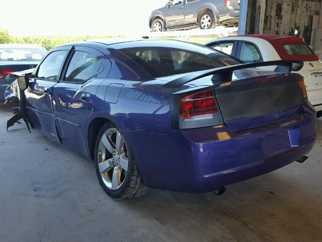 2B3KA53H37H839068 - 2007 DODGE CHARGER R/ PURPLE photo 3