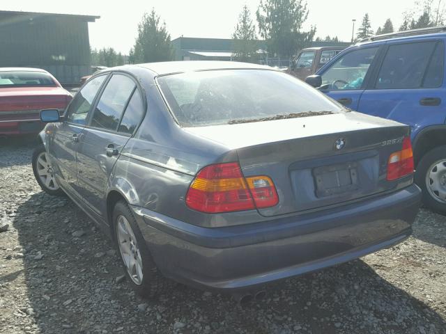 WBAEU33453PH89171 - 2003 BMW 325 XI GRAY photo 3