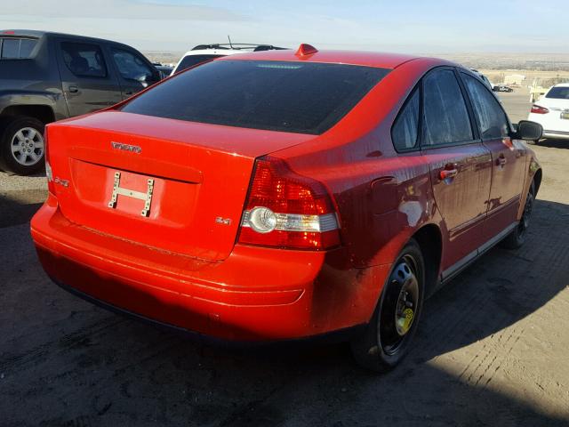 YV1MS382X72273314 - 2007 VOLVO S40 2.4I RED photo 4