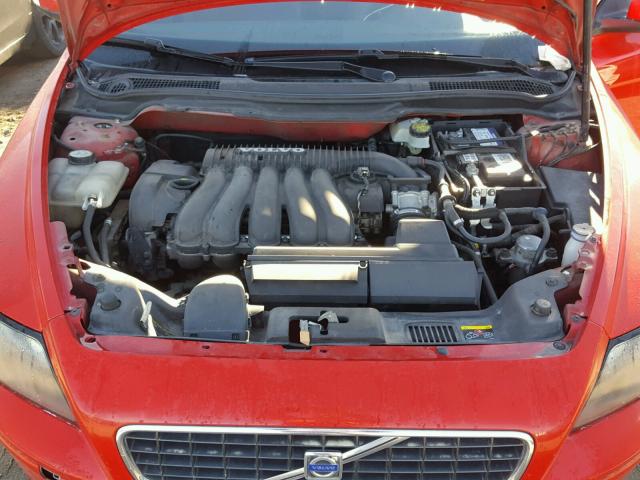 YV1MS382X72273314 - 2007 VOLVO S40 2.4I RED photo 7