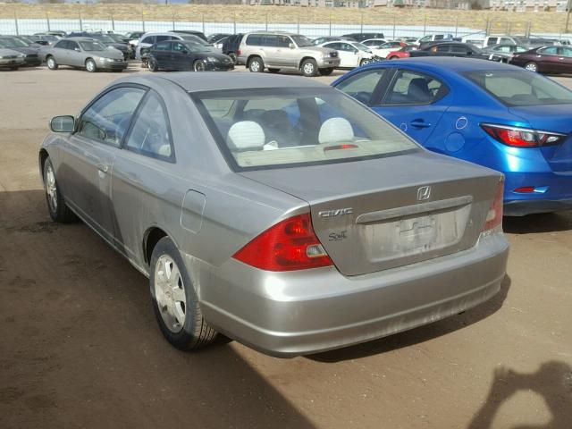 1HGEM22993L066035 - 2003 HONDA CIVIC EX ოქროსფერი ფოტო 3