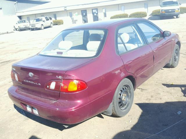 1NXBR18E5WZ135637 - 1998 TOYOTA COROLLA VE PURPLE photo 4