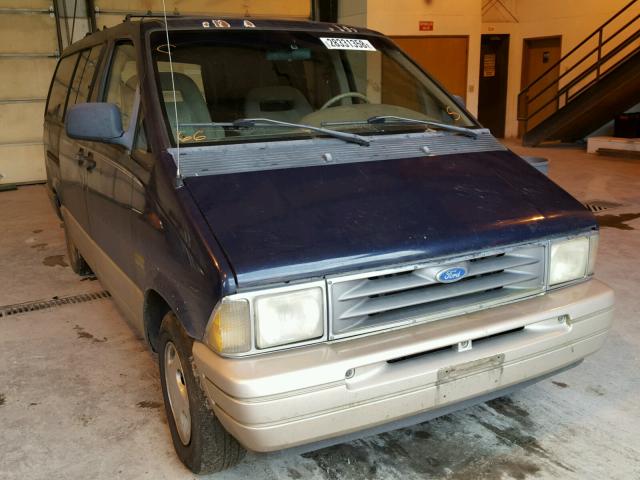 1FMDA41X5VZC42217 - 1997 FORD AEROSTAR BLUE photo 1