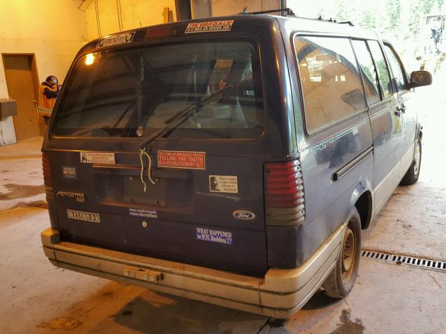 1FMDA41X5VZC42217 - 1997 FORD AEROSTAR BLUE photo 4