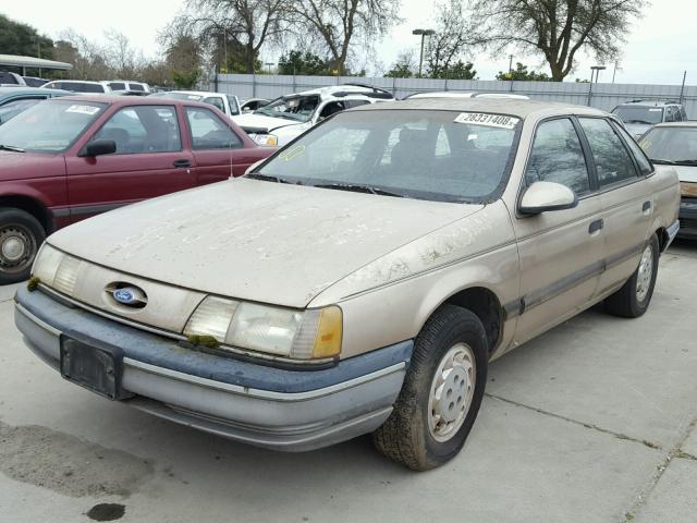 1FACP52U3MG169289 - 1991 FORD TAURUS GL BEIGE photo 2