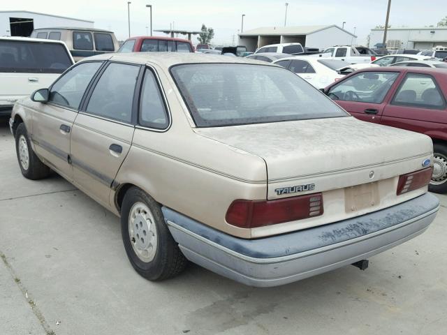 1FACP52U3MG169289 - 1991 FORD TAURUS GL BEIGE photo 3