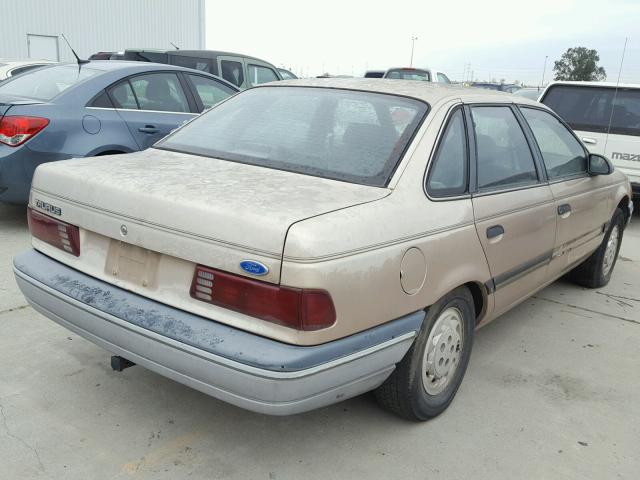 1FACP52U3MG169289 - 1991 FORD TAURUS GL BEIGE photo 4