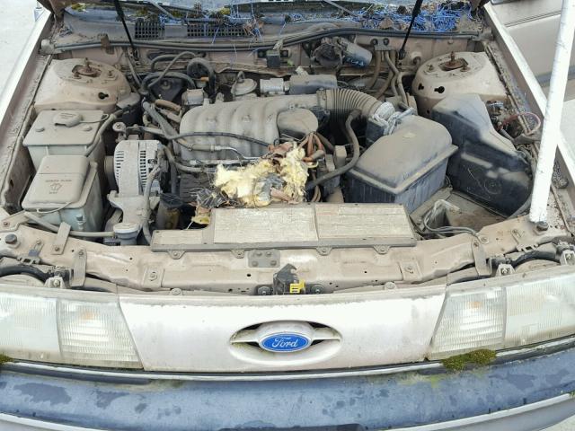 1FACP52U3MG169289 - 1991 FORD TAURUS GL BEIGE photo 7