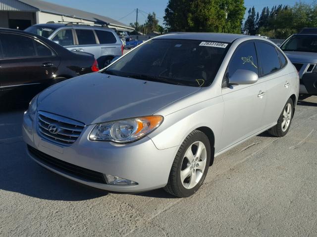 KMHDU4AD3AU935341 - 2010 HYUNDAI ELANTRA BL SILVER photo 2