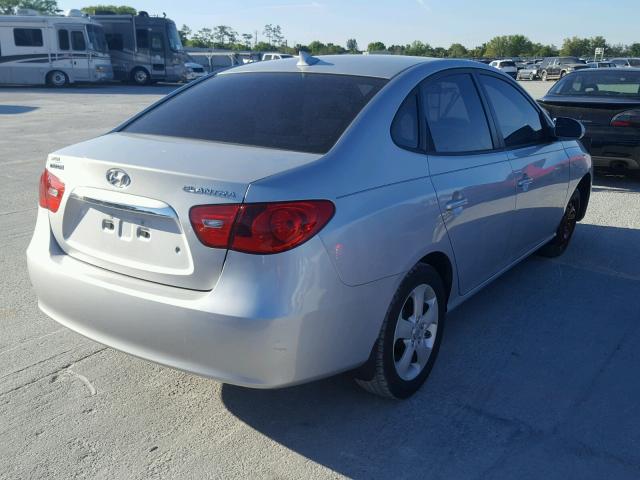 KMHDU4AD3AU935341 - 2010 HYUNDAI ELANTRA BL SILVER photo 4