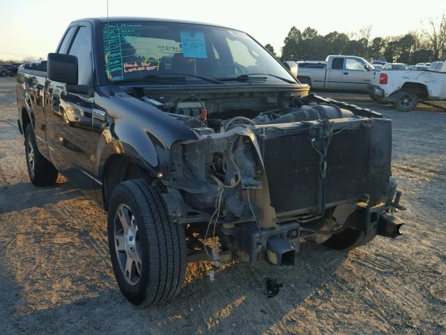 1FTRF12296KE03126 - 2006 FORD F150 BLACK photo 1