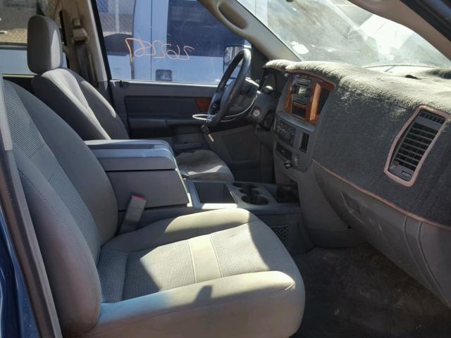 3D7KR28C66G225770 - 2006 DODGE RAM 2500 S BLUE photo 5