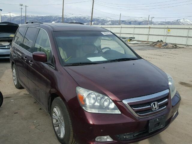 5FNRL38817B017850 - 2007 HONDA ODYSSEY TO BURGUNDY photo 1