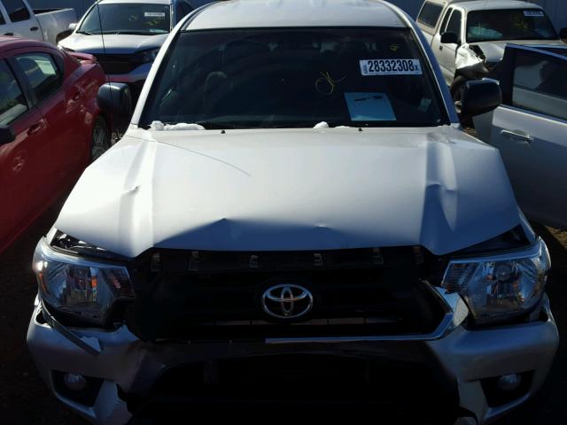 3TMLU4ENXCM098646 - 2012 TOYOTA TACOMA DOU SILVER photo 7