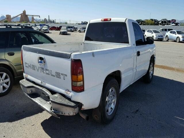 1GCEC14XX5Z289997 - 2005 CHEVROLET SILVERADO WHITE photo 4