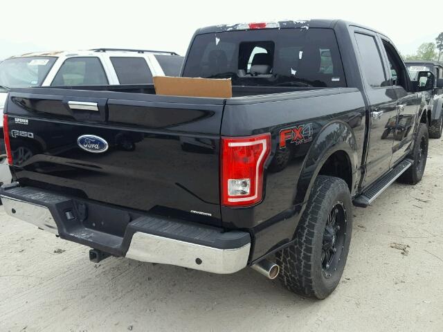 1FTEW1EF3GKF11062 - 2016 FORD F150 SUPER BLACK photo 4