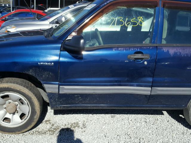 2S3TD52V236106261 - 2003 SUZUKI VITARA JLX BLUE photo 9