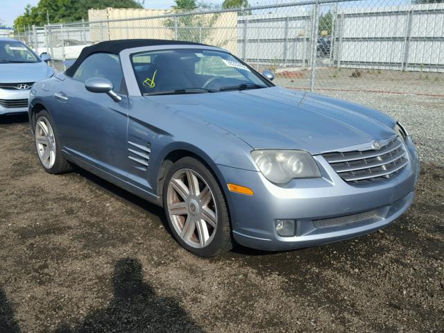 1C3AN65L65X055387 - 2005 CHRYSLER CROSSFIRE BLUE photo 1