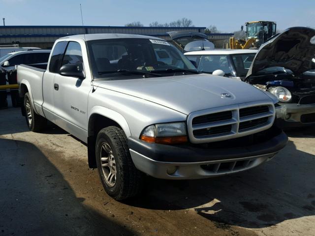 1B7GL32X82S507236 - 2002 DODGE DAKOTA SPO SILVER photo 1