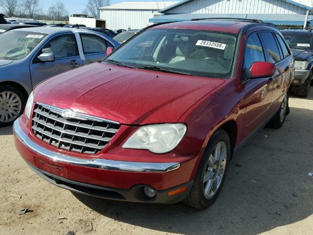 2A8GM68X47R326397 - 2007 CHRYSLER PACIFICA T RED photo 2