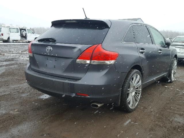 4T3ZE11A39U003893 - 2009 TOYOTA VENZA BASE BLUE photo 4