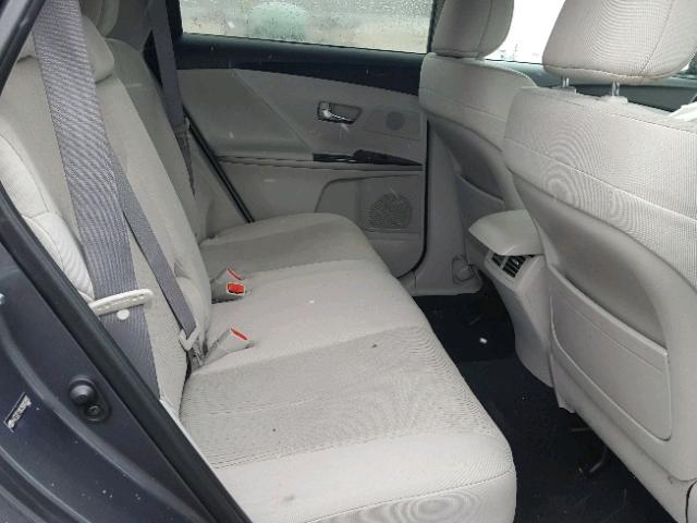 4T3ZE11A39U003893 - 2009 TOYOTA VENZA BASE BLUE photo 6