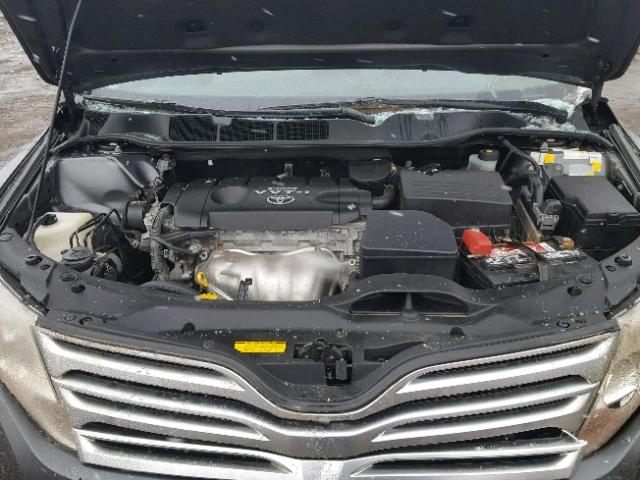 4T3ZE11A39U003893 - 2009 TOYOTA VENZA BASE BLUE photo 7