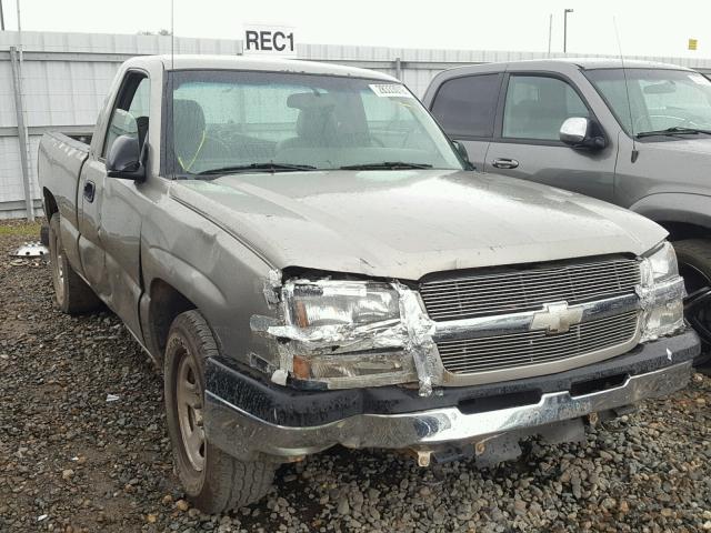 1GCEC14X53Z113677 - 2003 CHEVROLET SILVERADO BROWN photo 1