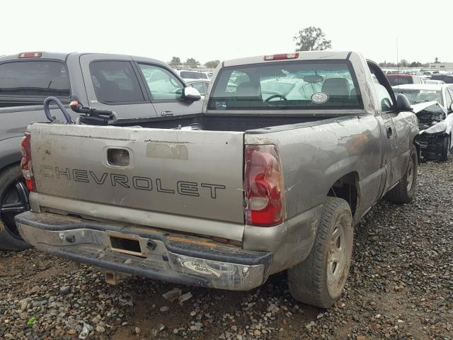 1GCEC14X53Z113677 - 2003 CHEVROLET SILVERADO BROWN photo 4