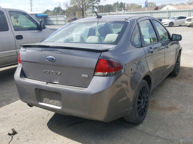 1FAHP3GN1AW150432 - 2010 FORD FOCUS SES GRAY photo 4