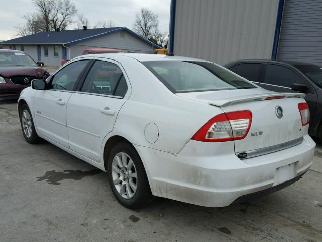 3MEHM07Z77R665594 - 2007 MERCURY MILAN WHITE photo 3