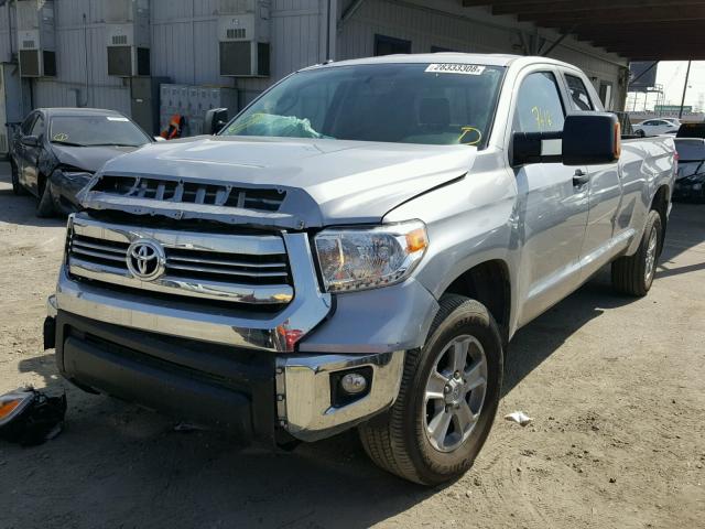 5TFCY5F13HX021768 - 2017 TOYOTA TUNDRA DOU GRAY photo 2