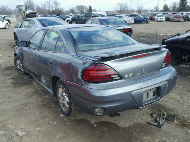 1G2NE52F74M674462 - 2004 PONTIAC GRAND AM S Մոխրագույն լուսանկար 3
