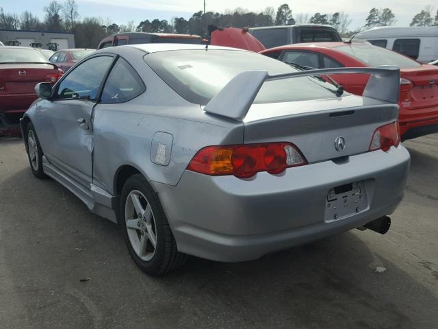 JH4DC54853C004522 - 2003 ACURA RSX SILVER photo 3