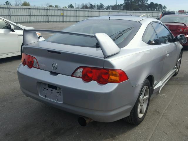 JH4DC54853C004522 - 2003 ACURA RSX SILVER photo 4