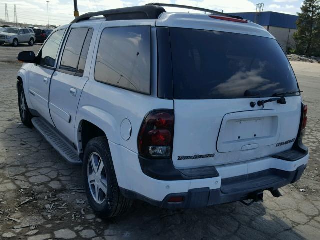 1GNES16S546141297 - 2004 CHEVROLET TRAILBLAZE WHITE photo 3