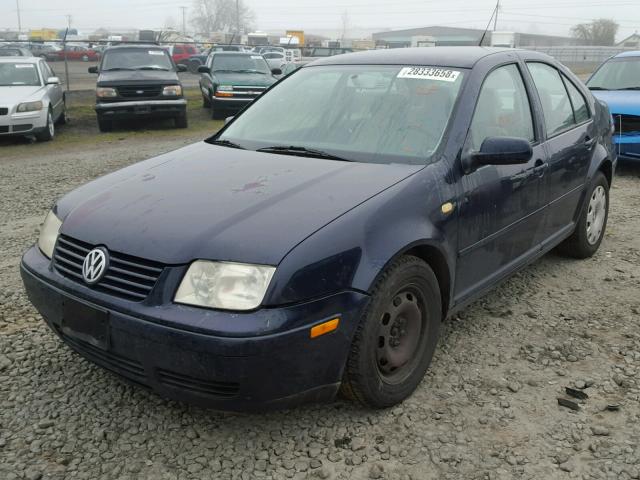 3VWSA29M7XM059672 - 1999 VOLKSWAGEN JETTA GLS BLUE photo 2