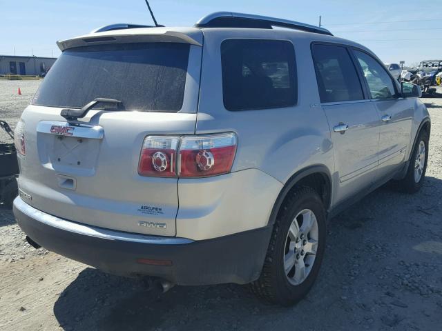 1GKEV23708J279486 - 2008 GMC ACADIA SLT SILVER photo 4