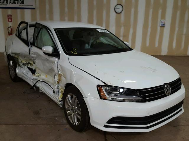 3VW2B7AJ1HM352769 - 2017 VOLKSWAGEN JETTA S WHITE photo 1