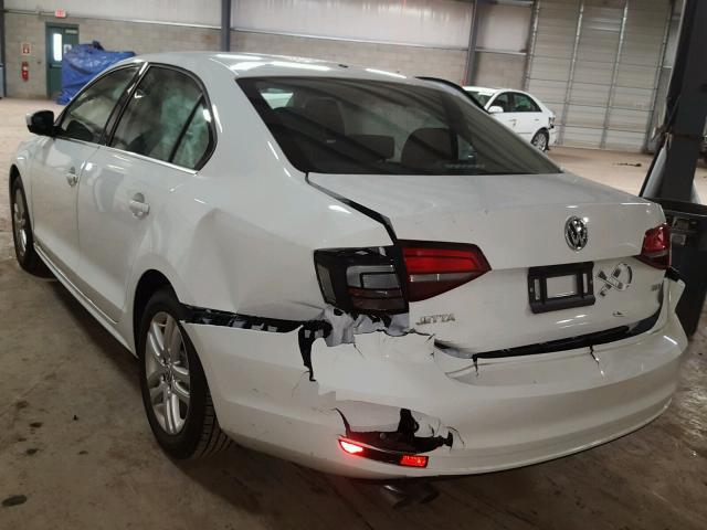 3VW2B7AJ1HM352769 - 2017 VOLKSWAGEN JETTA S WHITE photo 3