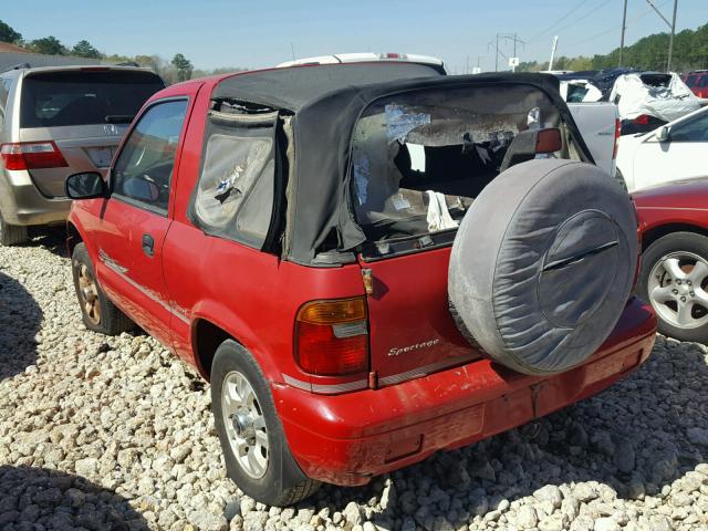 KNDJA6237X5575432 - 1999 KIA SPORTAGE RED photo 3