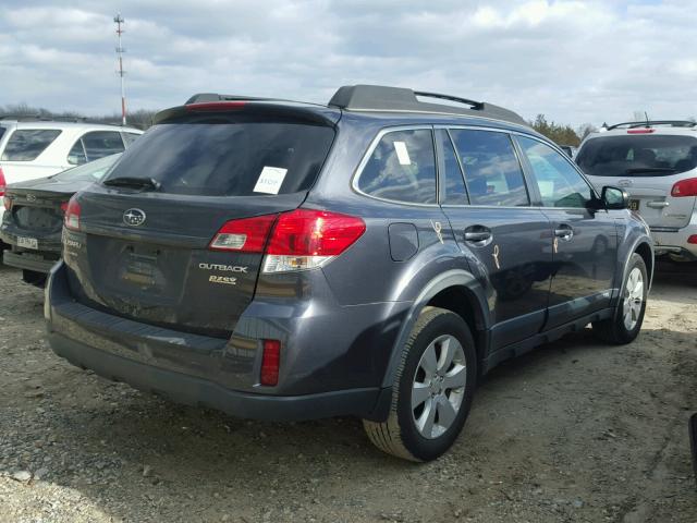 4S4BRBCC2B3387860 - 2011 SUBARU OUTBACK 2. BLACK photo 4