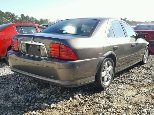 1LNHM87A92Y705061 - 2002 LINCOLN LS GRAY photo 4