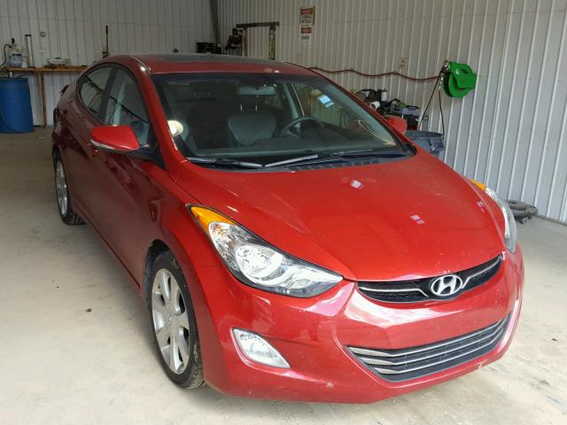 KMHDH4AE1CU190850 - 2012 HYUNDAI ELANTRA GL RED photo 1