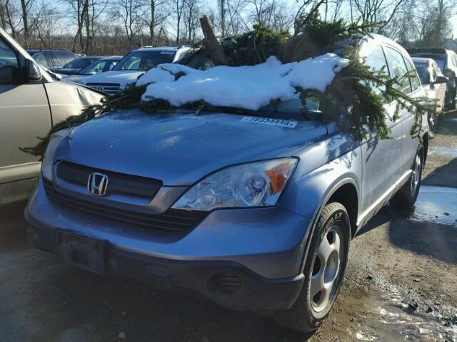 JHLRE48357C108382 - 2007 HONDA CR-V LX GRAY photo 2